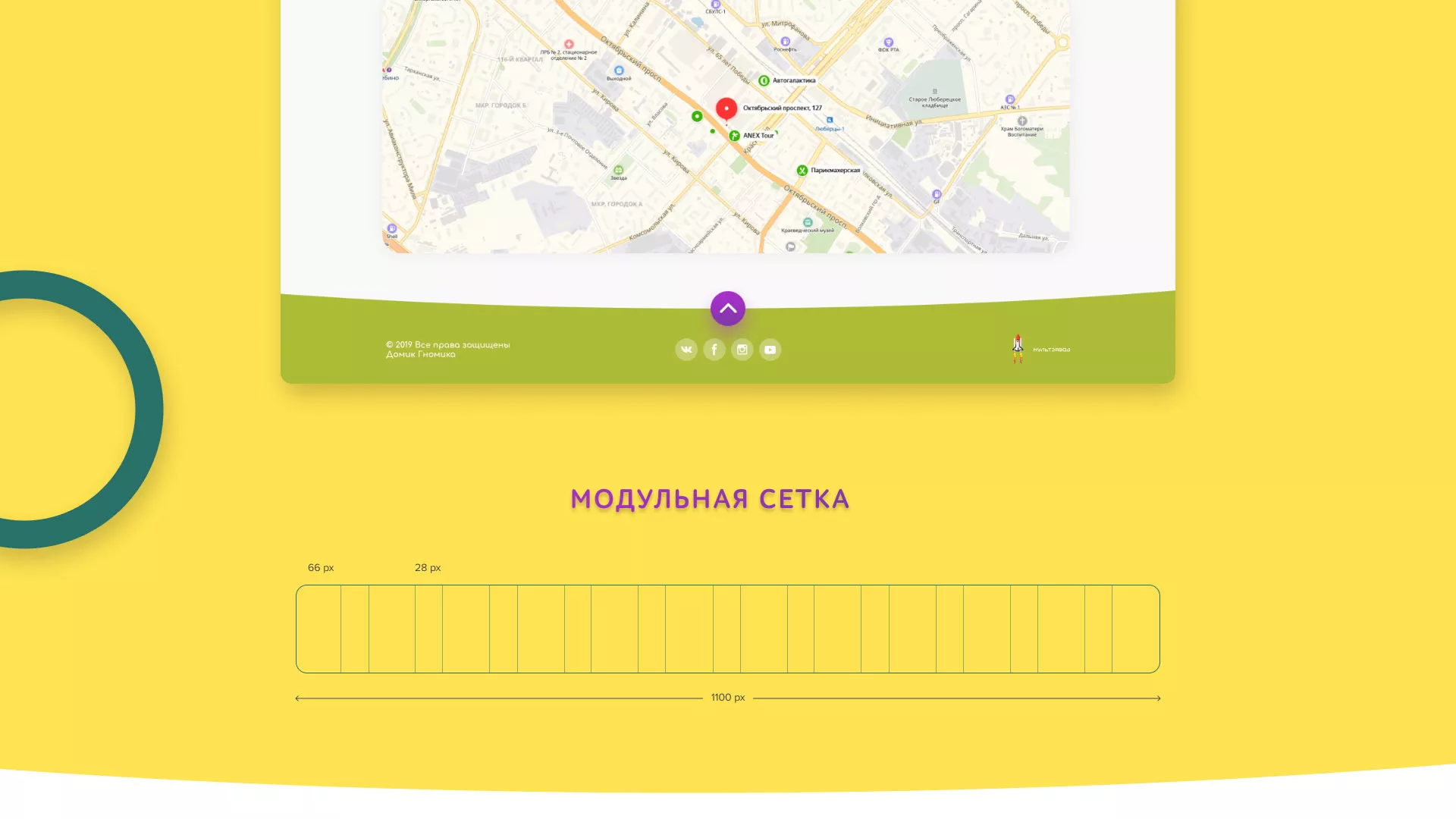 Разработка сайта детского активити-клуба «Домик гномика» в Саранске